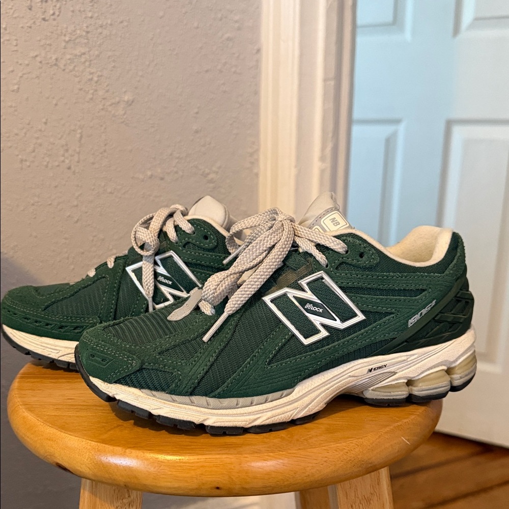 New Balance Forest Green Running Shoes